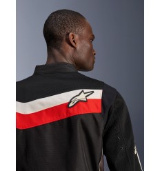 Chaqueta Alpinestars T-Dyno Air Negro Rojo Brillo Crudo |3301725-1486|