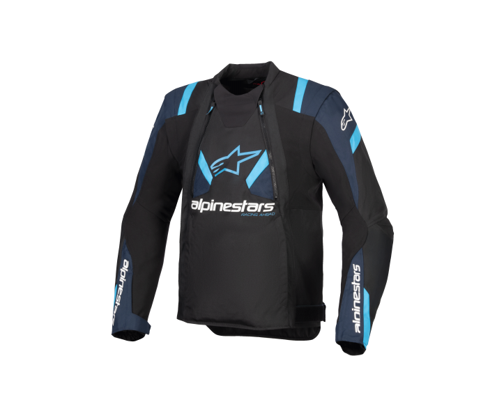 Chaqueta Alpinestars T-Stunt Air Negro Azul Brillo |3301825-1386|