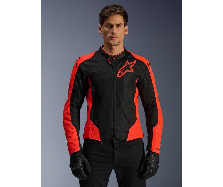 Chaqueta Alpinestars Viper Air V4 Rojo Fluor Negro |3300925-314|