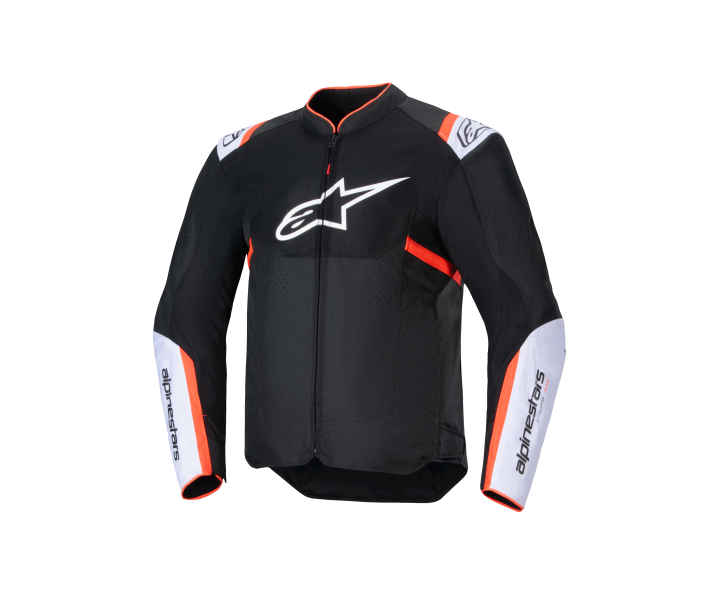Chaqueta Alpinestars T-Sps Air V2 Negro Blanco Rojo Fluor |3301025-1231|