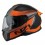 Casco Nzi Combi 3 Duo Daily Negro Antracita Naranja Mate