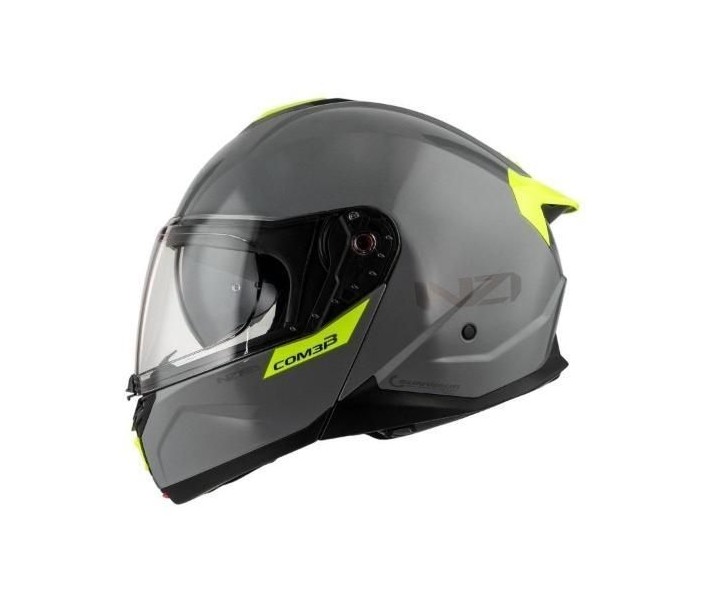 Casco Nzi Combi 3 Duo Solid Gris Amarillo |150374A010|