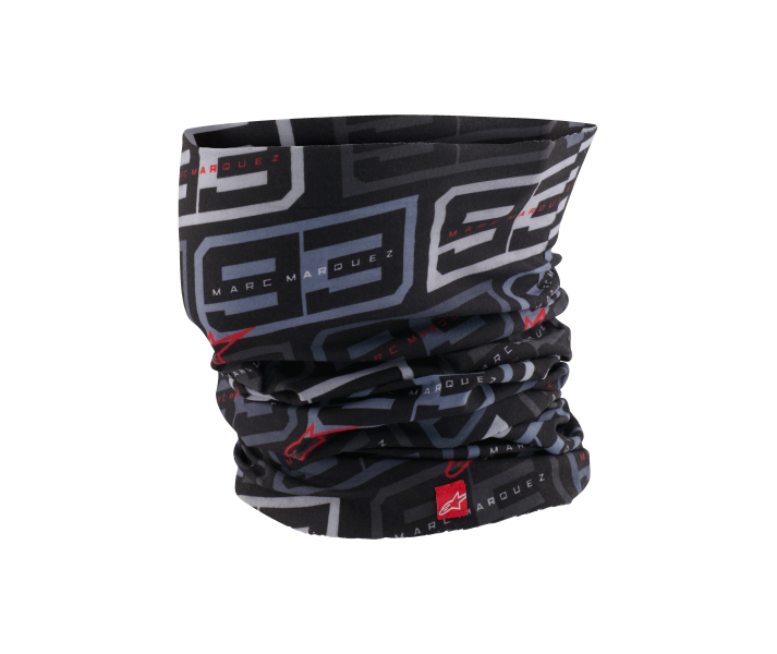 Cubrecuellos Alpinestars Mm93 Negro Antracita Rojo Brillo |4759919-1528|