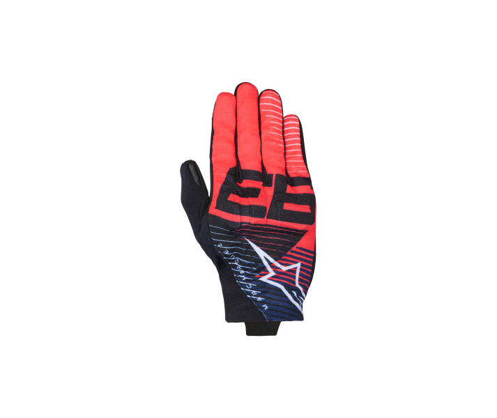 Guantes Alpinestars Mm93 Reef V2 Negro Rojo Azul Blanco |3561125-1526|