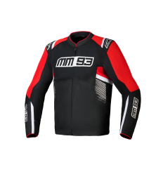 Chaqueta Alpinestars Mm93 T-Sps Air V2 Negro Rojo Brillo Blanco |3302025-1342|