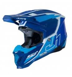 Casco Just1 J-40 Flash Blanco Azul |6060170112002|