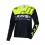 Camiseta Mx Just1 J-Command Competition Negro Amarillo Fluor