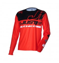 Camiseta Mx Just1 J-Command Competition Rojo Negro Blanco