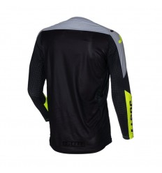 Camiseta Mx Just1 J-Flex 2.0 District Gris Amarillo Fluor Negro