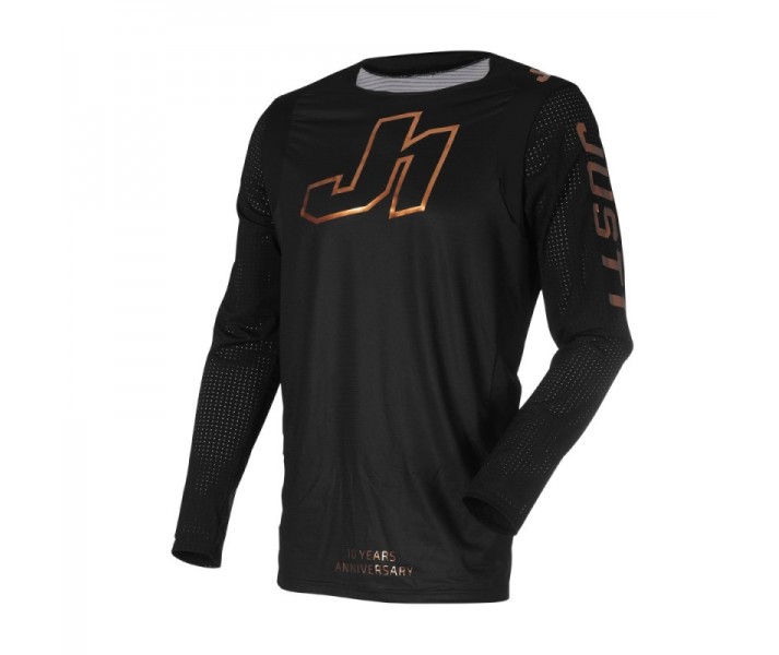 Camiseta Mx Just1 J-Flex Aniversary Negro Bronce |6950010001004|