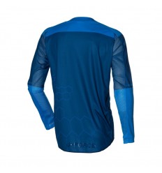 Camiseta Mx Just1 J-Force Hexa Azul Blanco |6950020012004|