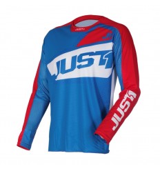 Camiseta Mx Just1 J-Force Vertigo Azul Blanco Rojo |6950020012002|