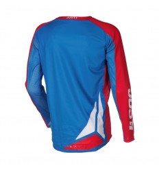 Camiseta Mx Just1 J-Force Vertigo Azul Blanco Rojo |6950020012002|