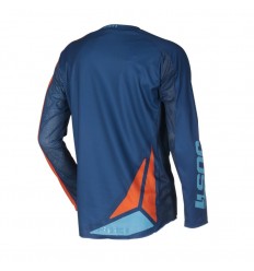 Camiseta Mx Just1 J-Force Vertigo Azul Naranja |6950020051002|