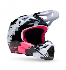 Casco Fox V1 Digi Image Negro Rosa |33531-285|