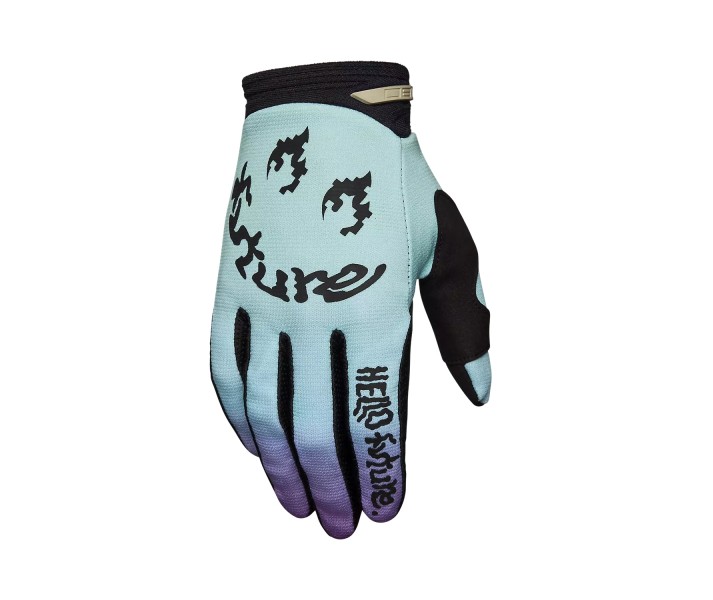 Guantes Fox 180 Hello Future Azul Claro |33518-116|