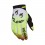 Guantes Fox 180 Hello Future Blanco Amarillo |33518-214|