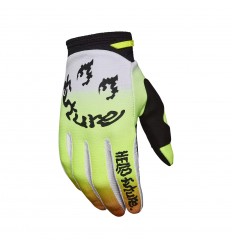 Guantes Fox 180 Hello Future Blanco Amarillo |33518-214|
