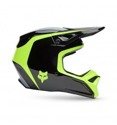Casco Fox V1 Flow Negro Amarillo |33701-019|