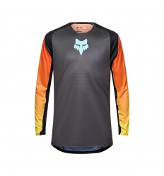 Camiseta Fox Flexair Grid Negro Naranja |33539-016|