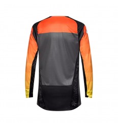 Camiseta Fox Flexair Grid Negro Naranja |33539-016|