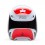 Casco Fox V1 Flow Blanco Rojo |33701-077|