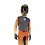 Traje Fox Flexair Grid Negro Naranja