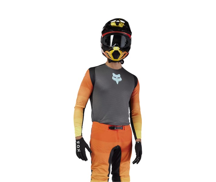 Traje Fox Flexair Grid Negro Naranja