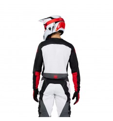 Traje Fox 180 Flow Blanco Rojo