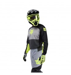 Traje Fox 180 Flow Negro Amarillo