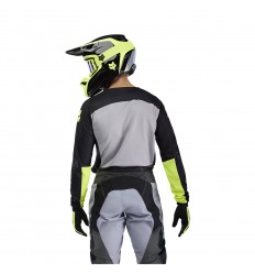 Traje Fox 180 Flow Negro Amarillo