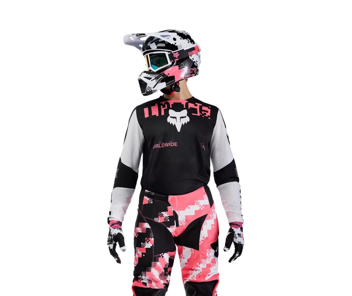 Traje Fox 180 Digi Image Negro Rosa