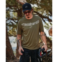 Camiseta Alpinestars Night Performance Ss Verde |1244-72810-67|