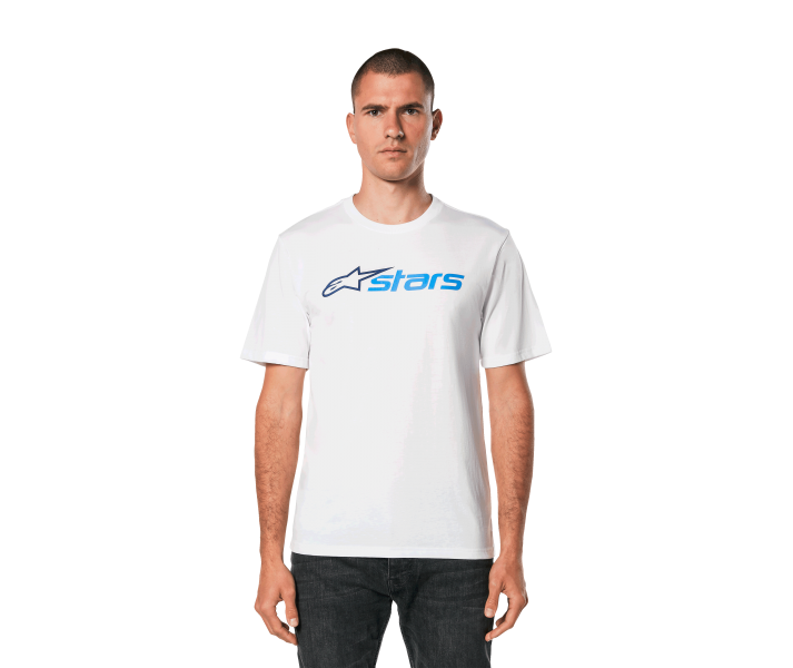 Camiseta Alpinestars Blaze 2.0 Csf Blanco Azul Azul |1214-73108-2760|