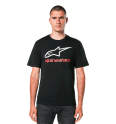 Camiseta Alpinestars Always 2.0 Csf Negro Blanco Rojo |1214-73106-1232|