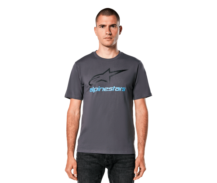 Camiseta Alpinestars Always 2.0 Csf Carbón Negro Azul |1214-73106-1818|