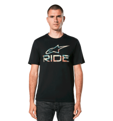 Camiseta Alpinestars Ride 4.0 Camo Csf Negro |1214-73114-10|