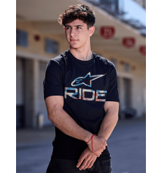 Camiseta Alpinestars Ride 4.0 Camo Csf Negro |1214-73114-10|