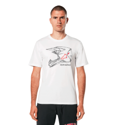 Camiseta Alpinestars Mx Helmet Csf Blanco |1214-73116-20|