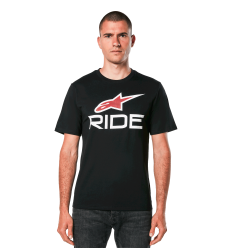 Camiseta Alpinestars Ride 4.0 Csf Negro Blanco Rojo |1214-73112-123|