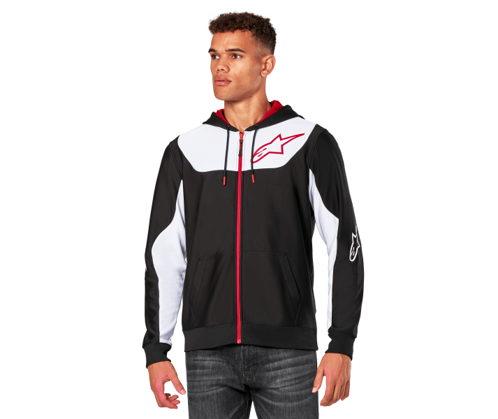 Sudadera Alpinestars Sessions V3 Negro Blanco Rojo |1244-53110-1232|