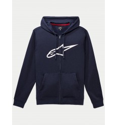 Sudadera Alpinestars Ageless Zip V3 Azul Blanco |1244-51490-7020|