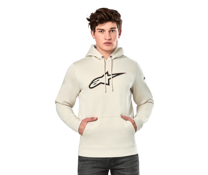 Sudadera Alpinestars Insignia Blanco Rojo |1215-51600-204|