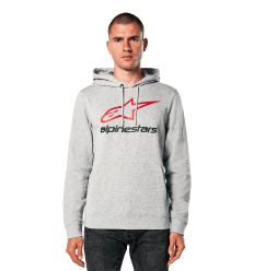 Sudadera Alpinestars Always V3 Gris Rojo Negro |1244-52020-1131|
