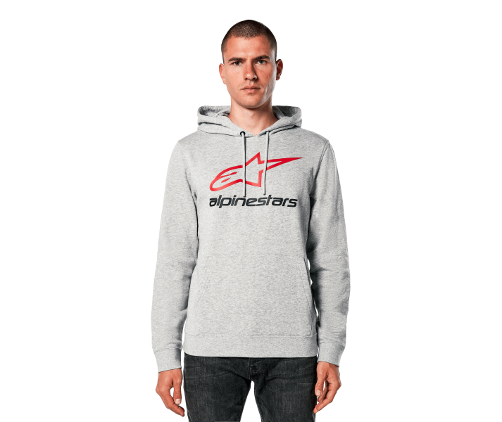 Sudadera Alpinestars Always V3 Gris Rojo Negro |1244-52020-1131|