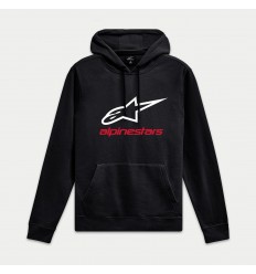 Sudadera Alpinestars Always V3 Negro Blanco Rojo |1244-52020-1232|