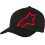 Gorra Alpinestars Corp Shift 2 Negro Rojo |1032-81008-1030|