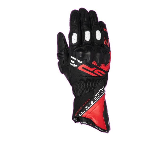 Guantes Alpinestars Sp-3 Negro Rojo Blanco |3550925-1342|