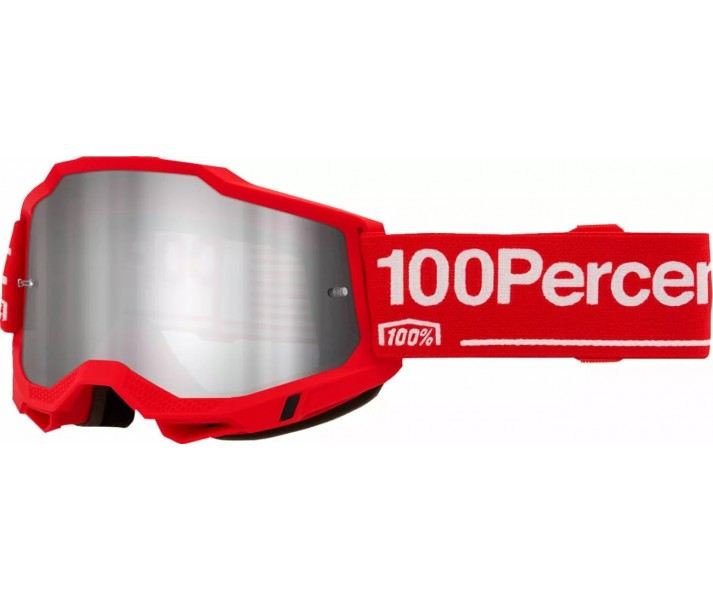 Máscara 100% Accuri 2 Torc Negro Azul Rojo Blanco / Plateado |26013880|