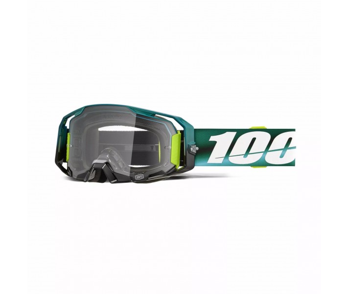 Máscara 100% Armatic Polarity Negro Verde / Transparente |26013921|